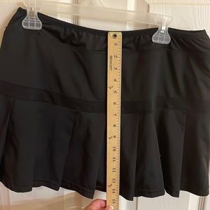Tennis Skirt, Black.